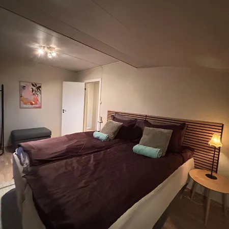 Midt I Raufoss, Stor Med Hage Leilighet