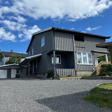 Midt I Raufoss, Stor Med Hage Leilighet