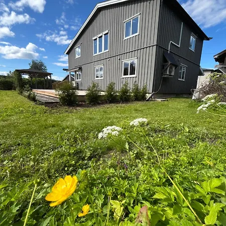 Midt I Raufoss, Stor Med Hage Leilighet